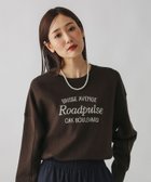 【グローバルワーク/GLOBAL WORK】のスウェットライククループルオーバー/571350 人気、トレンドファッション・服の通販 founy(ファニー) ファッション Fashion レディースファッション Fashion for Women トップス・カットソー Cut & Sew Tops レディースパーカー・カジュアルフーディー Casual Hoodies & Sweatshirts カジュアルプルオーバー・ニットトップス Pullovers & Knit Tops / Casual Pullovers スウェット・クルーネックトップス Sweatshirts & Crewnecks / Relaxed Fit Sweat Tops ジャカード/ジャガード Jacquard, Woven Pattern ダブル Double, Double-Breasted トレンド Trend, Trending Now thumbnail ブラウン*アイボリーロゴ58|ID: prp329100004733080 ipo3291000000034189723