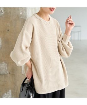 【フリークスストア/FREAK'S STORE】の片畦 ラウンド コットン プルオーバー ニット【限定展開】 25AW 人気、トレンドファッション・服の通販 founy(ファニー) ファッション Fashion レディースファッション Fashion for Women トップス・カットソー Cut & Sew Tops ニット Knit Tops & Sweaters カジュアルプルオーバー・ニットトップス Pullovers & Knit Tops / Casual Pullovers 2025年 2025 2025-2026秋冬・A/W Autumn/Winter 2025–26 AW25–26 冬 Winter / This Winter ショルダー Shoulder, Shoulder Strap シンプル Simple, Minimal ドロップ Drop Shoulder, Dropped Style ラウンド Round, Round Neck ロング Long, Long-Length 人気 Popular, Best Seller 畦 Ribbed Knit A/W・秋冬 Autumn/Winter |ID:prp329100004733090