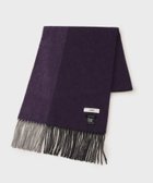 【タケオキクチ/TAKEO KIKUCHI / MEN】の【カシミヤ100%】パネル カシミヤマフラー パープル|ID: prp329100004733091 ipo3291000000034671298