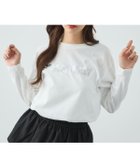 【イング/INGNI】の【WEB限定】アソートロゴロングTシャツ オフホワイト/シルバー|ID: prp329100004733137 ipo3291000000034190332