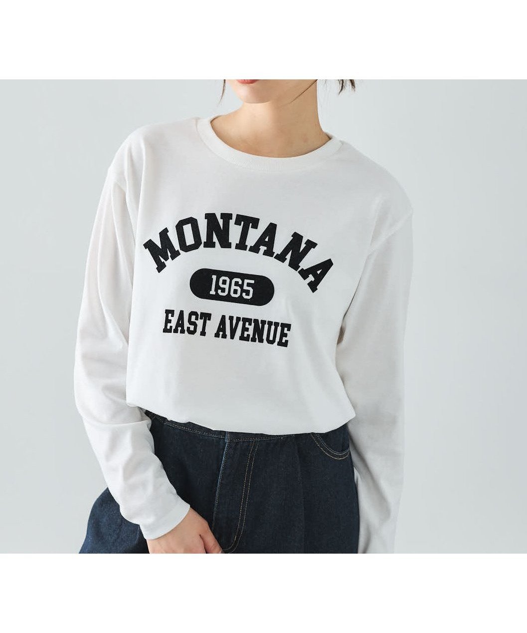 【イング/INGNI】の【WEB限定】アソートロゴロングTシャツ インテリア・キッズ・メンズ・レディースファッション・服の通販 founy(ファニー) 　ファッション　Fashion　レディースファッション　Fashion for Women　トップス・カットソー　Cut & Sew Tops　シャツ・ブラウス・オフィスカジュアル　Elegant Blouses & Button-Ups　ロングTシャツ・Tシャツ　Longline T-Shirts & Tees　スマホ　Smartphone, Mobile Device　フロント　Front, Front Design　プリント　Print, Printed Pattern　ベーシック　Basic, Essential　オフホワイト/クロA|ID: prp329100004733137 ipo3291000000034190337