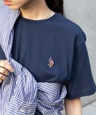 【セットアップセブン/SETUP7】のU.S. POLO ASSN./【別注】ワンポイントポニー刺繍Tシャツ ユニセックス ポロ 25SS NVY2|ID: prp329100004733141 ipo3291000000034774902