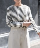 【アーバンリサーチ ドアーズ/URBAN RESEARCH DOORS】のFORK SPOON ボートネックボーダー ECR×BLK|ID: prp329100004733166 ipo3291000000034370087