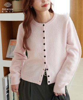 【ディスコート/Discoat】の【保温性!/高見え】ヤクブレンドクルーカーディガン 人気、トレンドファッション・服の通販 founy(ファニー) ファッション Fashion レディースファッション Fashion for Women トップス・カットソー Cut & Sew Tops カーディガン・羽織り Layered Style Cardigans カーディガン Cardigan, Knitwear シンプル Simple, Minimal バランス Balance, Style Balance ベーシック Basic, Essential |ID:prp329100004733175