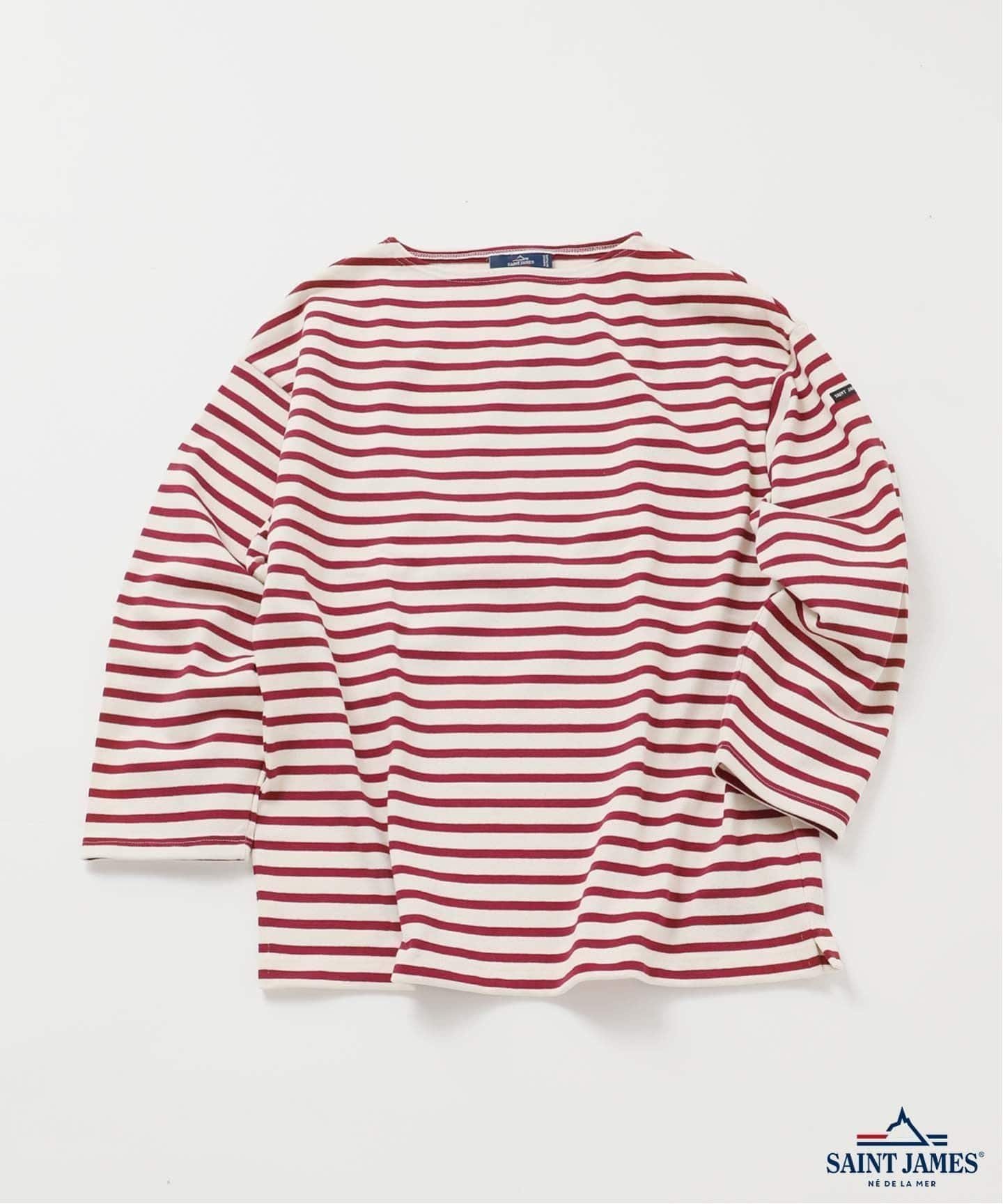 【エディフィス/EDIFICE】のSAINT JAMES (セントジェームス) 別注 ウエッソン ルーズ ボーダー 人気、トレンドファッション・服の通販 founy(ファニー) 　ファッション　Fashion　レディースファッション　Fashion for Women　スペシャル　Special, Limited Edition　定番　Standard, Basic Item　バスク　Basque, Basque Style　フランス　France, French　ボーダー　Border, Stripe　別注　Limited Edition, Custom Order　ルーズ　Loose, Oversized　A/W・秋冬　Autumn/Winter　エレガント 上品　Elegant　 other-1|ID: prp329100004733192 ipo3291000000034190806