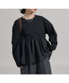 【フリークスストア/FREAK'S STORE】のドッキングロンT 限定展開 25AW 人気、トレンドファッション・服の通販 founy(ファニー) ファッション Fashion レディースファッション Fashion for Women トップス・カットソー Cut & Sew Tops ロングTシャツ・Tシャツ Longline T-Shirts & Tees 2025年 2025 2025-2026秋冬・A/W Autumn/Winter 2025–26 AW25–26 冬 Winter / This Winter カットソー Cut and Sewn Top ドッキング Docking, Mixed Material フレア Flare, Flared ミックス Mix, Mixed Style A/W・秋冬 Autumn/Winter thumbnail ブラック|ID: prp329100004733196 ipo3291000000034561639