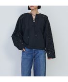 【プルミエ アロンディスモン/1er Arrondissement / MEN】のエンブロイダリーブラウス 人気、トレンドファッション・服の通販 founy(ファニー) ファッション Fashion メンズファッション Fashion for Men カットソー Cut and Sewn Top thumbnail Black|ID: prp329100004733216 ipo3291000000034191010
