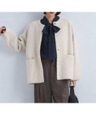 【ユナイテッドアローズ/UNITED ARROWS】のFOXブレンド セッケツ ノーカラー ニット カーディガン OFF WHITE|ID: prp329100004733222 ipo3291000000034259570