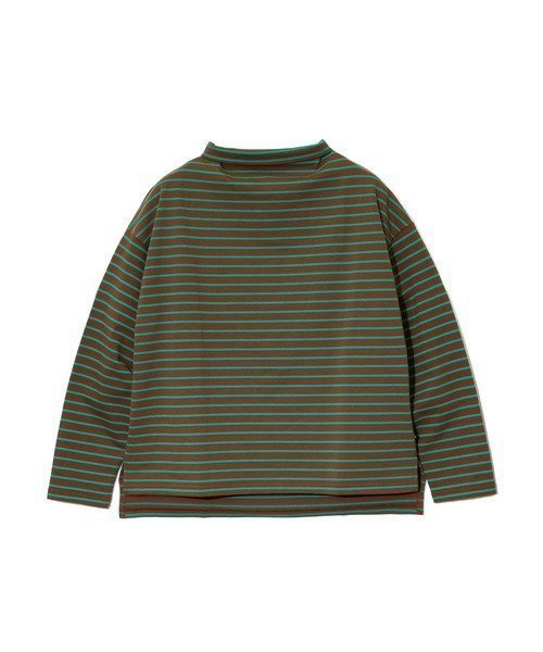 【ゴースローキャラバン/go slow caravan】のGENTIL/ジャンティー ガンジーボーダーロンTEE (WOMENS) インテリア・キッズ・メンズ・レディースファッション・服の通販 founy(ファニー)  ファッション Fashion レディースファッション Fashion for Women トップス・カットソー Cut & Sew Tops ロングTシャツ・Tシャツ Longline T-Shirts & Tees インナー Innerwear ボーダー Border, Stripe 定番 Standard, Basic Item ブラウン|ID: prp329100004733261 ipo3291000000034367889