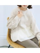 【サマンサモスモス/Samansa Mos2】のペプラムドッキングプルオーバー 人気、トレンドファッション・服の通販 founy(ファニー) ファッション Fashion レディースファッション Fashion for Women トップス・カットソー Cut & Sew Tops カジュアルプルオーバー・ニットトップス Pullovers & Knit Tops / Casual Pullovers おすすめ Recommended / Our Picks ペプラム Peplum, Flared Hem thumbnail キナリ|ID: prp329100004733273 ipo3291000000034570315