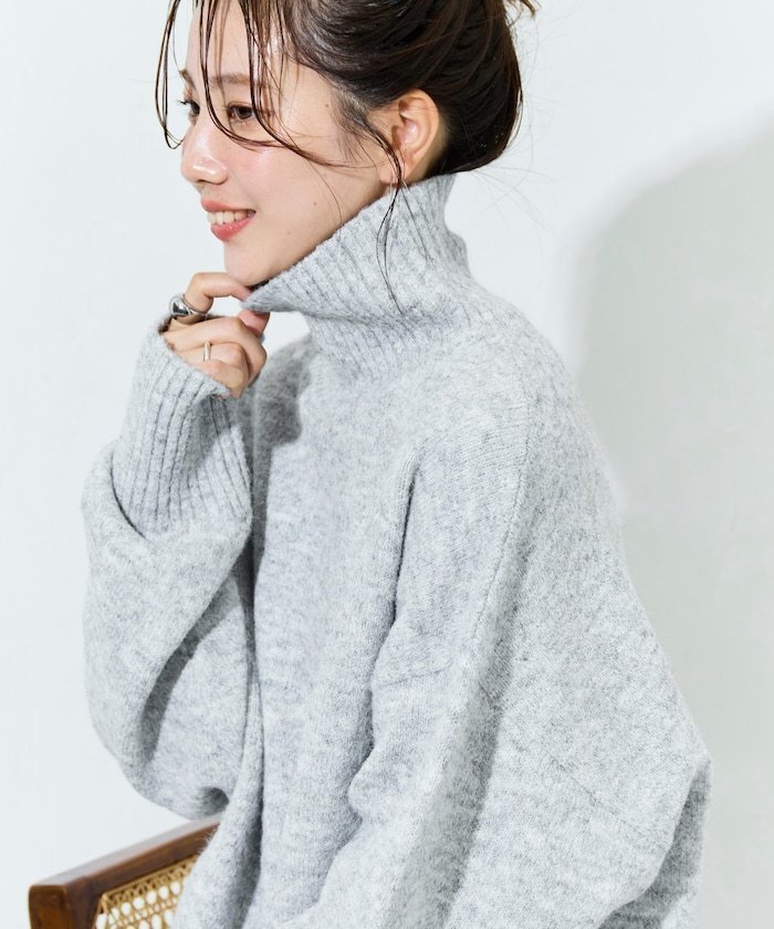 【フリークスストア/FREAK'S STORE】のリブ タートルネック ニット プルオーバー【限定展開】 25AW インテリア・キッズ・メンズ・レディースファッション・服の通販 founy(ファニー) ファッション Fashion レディースファッション Fashion for Women トップス・カットソー Cut & Sew Tops ニット Knit Tops & Sweaters カジュアルプルオーバー・ニットトップス Pullovers & Knit Tops / Casual Pullovers タートルネック・ハイネックトップス Turtlenecks & High-Neck Tops 2025年 2025 2025-2026秋冬・A/W Autumn/Winter 2025–26 AW25–26 冬 Winter / This Winter タートルネック Turtleneck, High Neck A/W・秋冬 Autumn/Winter ライトグレー|ID: prp329100004733290 ipo3291000000034638349