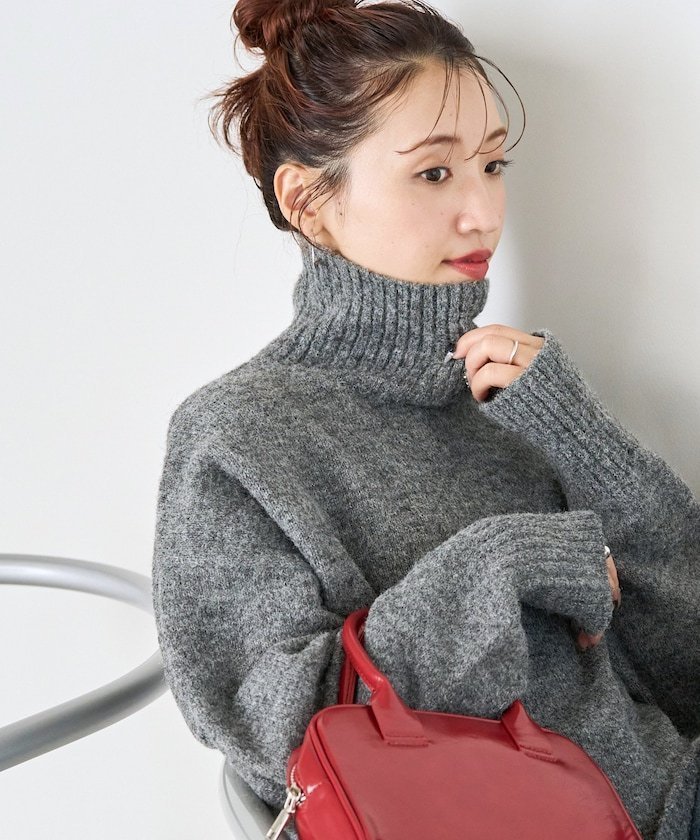 【フリークスストア/FREAK'S STORE】のリブ タートルネック ニット プルオーバー【限定展開】 25AW インテリア・キッズ・メンズ・レディースファッション・服の通販 founy(ファニー) ファッション Fashion レディースファッション Fashion for Women トップス・カットソー Cut & Sew Tops ニット Knit Tops & Sweaters カジュアルプルオーバー・ニットトップス Pullovers & Knit Tops / Casual Pullovers タートルネック・ハイネックトップス Turtlenecks & High-Neck Tops 2025年 2025 2025-2026秋冬・A/W Autumn/Winter 2025–26 AW25–26 冬 Winter / This Winter タートルネック Turtleneck, High Neck A/W・秋冬 Autumn/Winter グレー|ID: prp329100004733290 ipo3291000000034638350