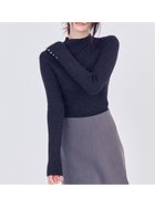 【フレイ アイディー/FRAY I.D】のウールアクリルセミシアーリブニット 人気、トレンドファッション・服の通販 founy(ファニー) ファッション Fashion レディースファッション Fashion for Women トップス・カットソー Cut & Sew Tops ニット Knit Tops & Sweaters アクリル Acrylic Material シンプル Simple, Minimal スマート Smart, Elegant トレンド Trend, Trending Now ハイネック High Neck, Mock Neck リュクス Luxury, Elegant, High-End, Chic エレガント 上品 Elegant thumbnail CGRY[007]|ID: prp329100004733314 ipo3291000000034719984