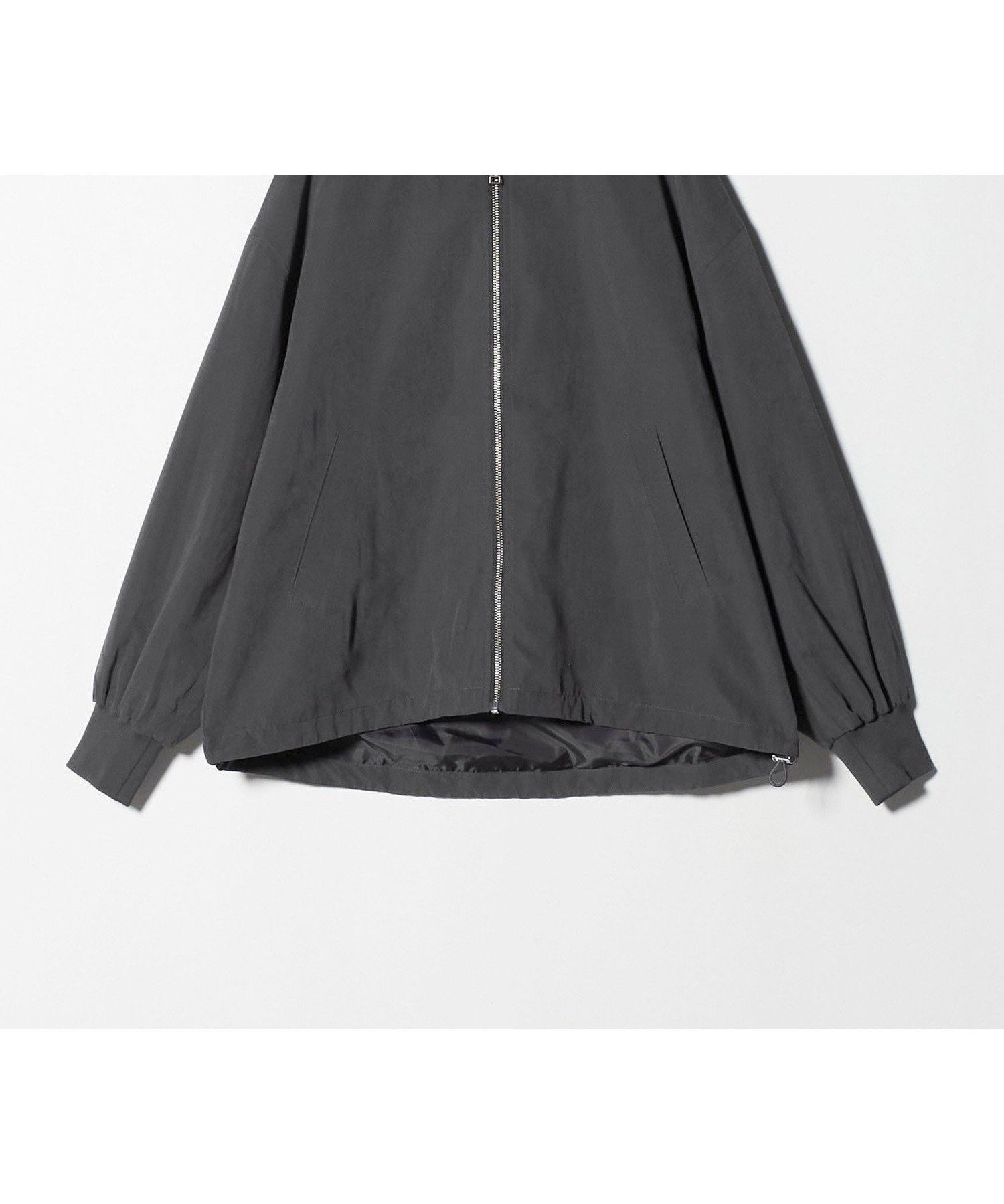 【ユナイテッドアローズ/UNITED ARROWS】のヘムコード リブブルゾン A DAY IN THE LIFE インテリア・キッズ・メンズ・レディースファッション・服の通販 founy(ファニー) 　ファッション　Fashion　レディースファッション　Fashion for Women　アウター　Coat / Outerwear Collection　ブルゾンジャケット・スポーティアウター　Blouson Jackets　シンプル　Simple, Minimal　デニム　Denim, Jeans Material　トレンド　Trend, Trending Now　ドローコード　Drawcord, Drawstring Cord　バランス　Balance, Style Balance　ピーチ　Peach, Soft Touch　A/W・秋冬　Autumn/Winter　アウトレット　Outlet / Clearance　ビジネス 仕事 通勤　Business / Work / Commuting　DK.GRAY|ID: prp329100004733320 ipo3291000000034528072