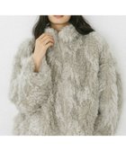 【ヘザー/Heather】のボリュームファーZIPブルゾン 人気、トレンドファッション・服の通販 founy(ファニー) ファッション Fashion レディースファッション Fashion for Women アウター Coat / Outerwear Collection ブルゾンジャケット・スポーティアウター Blouson Jackets おすすめ Recommended / Our Picks スタンド Stand Collar, Upright Stand ダブル Double, Double-Breasted バランス Balance, Style Balance ブルゾン Blouson, Bomber Jacket ミックス Mix, Mixed Style 冬 Winter / This Winter 防寒 Cold Protection, Winter-Ready thumbnail グレー|ID: prp329100004733364 ipo3291000000034587905