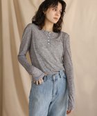 【セレクトモカ/SELECT MOCA】のヘンリーネックシアーロンT 人気、トレンドファッション・服の通販 founy(ファニー) ファッション Fashion レディースファッション Fashion for Women トップス・カットソー Cut & Sew Tops ロングTシャツ・Tシャツ Longline T-Shirts & Tees おすすめ Recommended / Our Picks カットソー Cut and Sewn Top シアー Sheer, See-Through フィット Fit, Slim Fit ルーズ Loose, Oversized thumbnail グレー-900|ID: prp329100004733376 ipo3291000000034286456