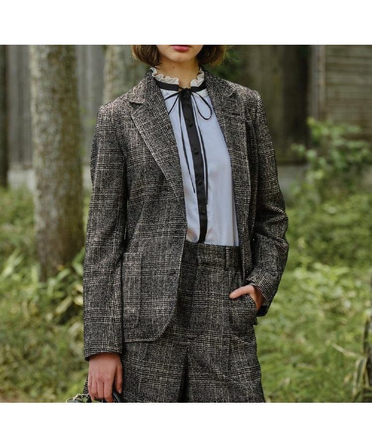 【ドレステリア/DRESSTERIOR】のループグレンチェックジャケット 人気、トレンドファッション・服の通販 founy(ファニー) ファッション Fashion レディースファッション Fashion for Women アウター Coat / Outerwear Collection レディースジャケット・軽アウター Jackets おすすめ Recommended / Our Picks クラシカル Classical, Vintage-Inspired ショート Short, Short Length ジャケット Jacket, Outerwear スマート Smart, Elegant セットアップ Set-Up, Coordinated Outfit チェック Check, Plaid, Tartan バランス Balance, Style Balance ボトム Bottoms, Lower Wear ポケット Pocket, Pocket Detail ループ Loop, Loop Knit ロング Long, Long-Length 人気 Popular, Best Seller other-1|ID: prp329100004733388 ipo3291000000034500253