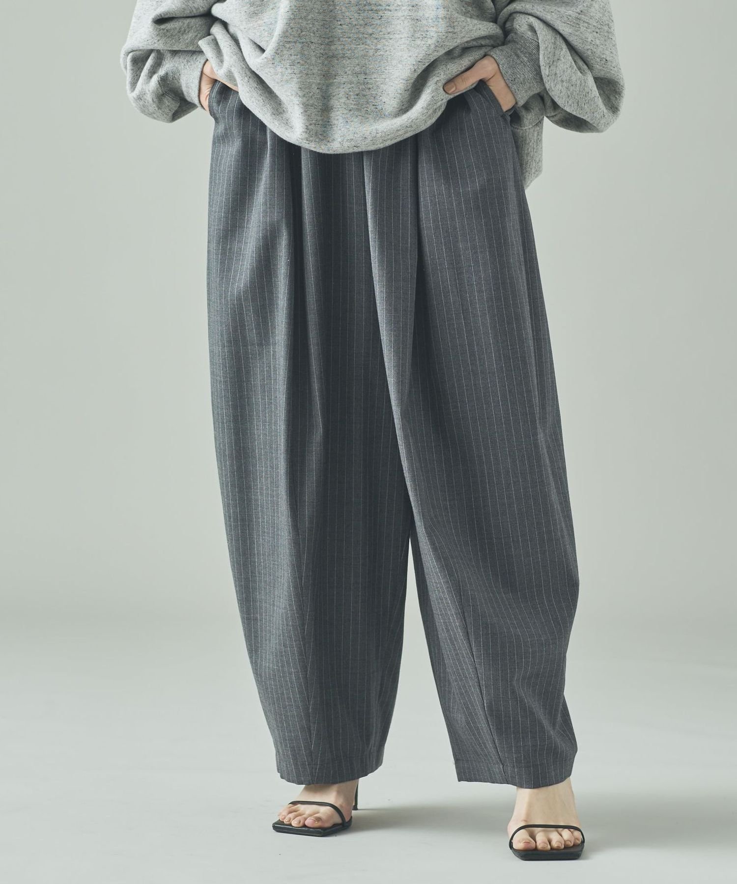 【カレンソロジー/Curensology】のウールストレッチドロストパンツ 人気、トレンドファッション・服の通販 founy(ファニー) 　ファッション　Fashion　レディースファッション　Fashion for Women　パンツ　Pants & Trousers　エレガント 上品　Elegant　ストライプ　Stripe, Striped Pattern　パターン　Pattern, Design Print　人気　Popular, Best Seller　無地　Plain, Solid Color　A/W・秋冬　Autumn/Winter　 other-1|ID: prp329100004733397 ipo3291000000034619837