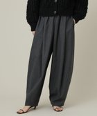 【カレンソロジー/Curensology】のウールストレッチドロストパンツ 【WEB限定】チャコールストライプ15|ID: prp329100004733397 ipo3291000000034619844