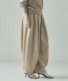 【カレンソロジー/Curensology】のウールストレッチドロストパンツ ライトブラウン53(無地)|ID: prp329100004733397 ipo3291000000034619848