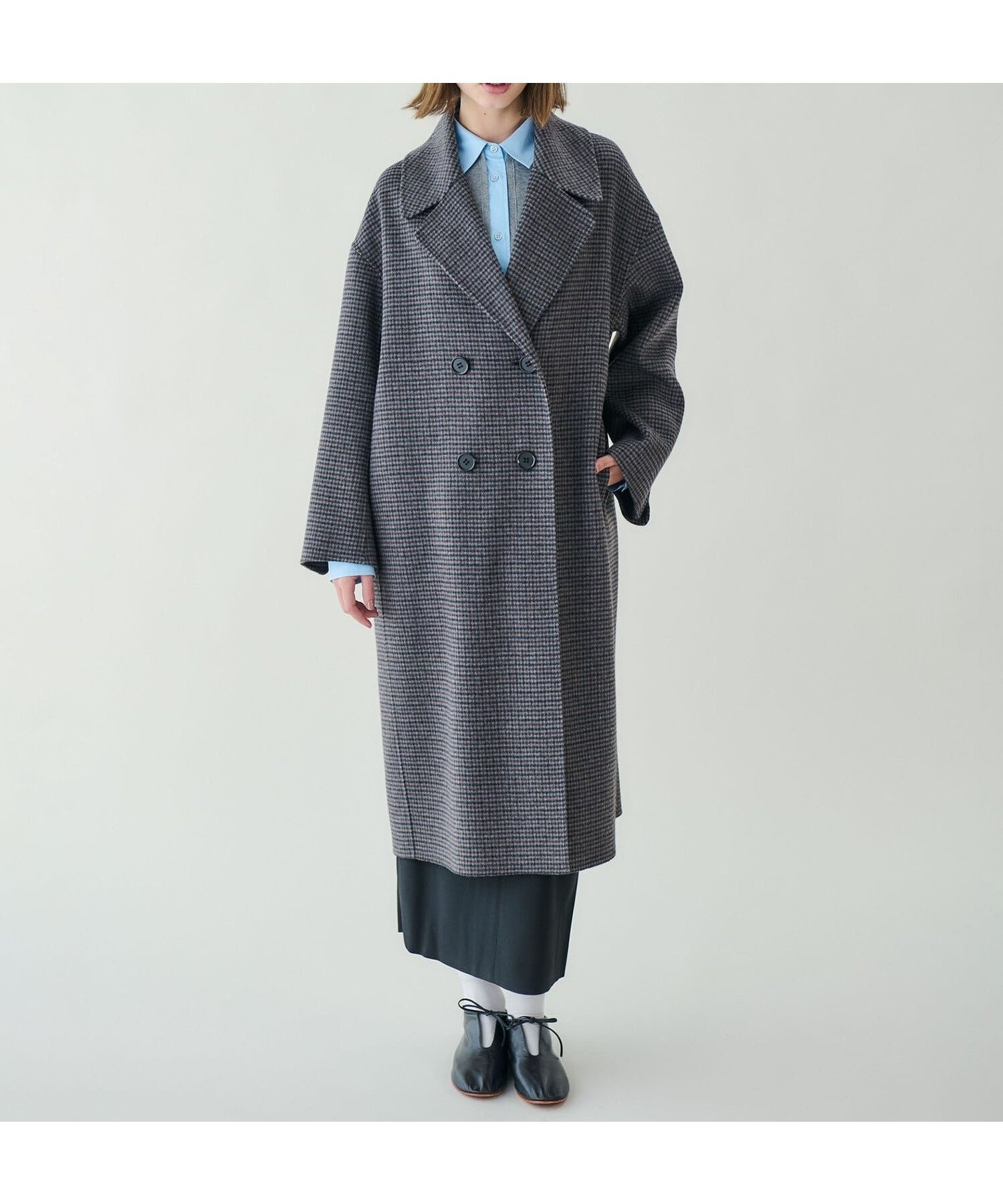 【ビショップ/Bshop】のウール ダブルフェイスコート WOMEN インテリア・キッズ・メンズ・レディースファッション・服の通販 founy(ファニー) ファッション Fashion レディースファッション Fashion for Women アウター Coat / Outerwear Collection コート・ロングコート・ピーコート Long Coats, Peacoats & More ショルダー Shoulder, Shoulder Strap ストレート Straight, Straight Cut ダブル Double, Double-Breasted ドロップ Drop Shoulder, Dropped Style フェイス Face, Facial Design フランス France, French リアル Real, Realistic BROWN系1|ID: prp329100004733398 ipo3291000000034582905