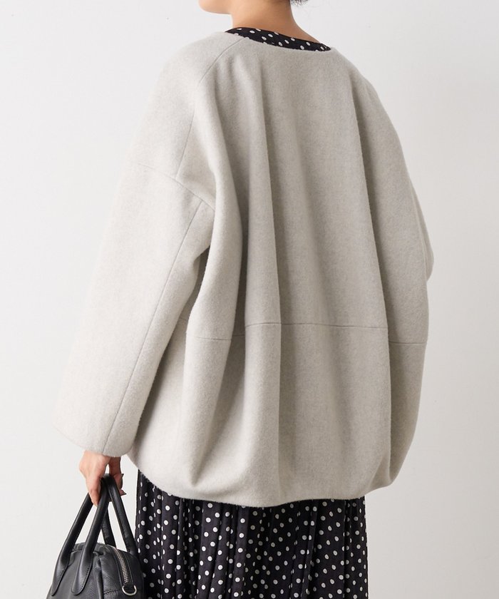 【ビアズリー/BEARDSLEY】の《11/20(木)12 00新色 開始》後ろぷっくりウールショートコート インテリア・キッズ・メンズ・レディースファッション・服の通販 founy(ファニー) https://founy.com/ ファッション Fashion レディースファッション Fashion for Women アウター Coat / Outerwear Collection コート・ロングコート・ピーコート Long Coats, Peacoats & More ストール Stole, Wrap タートル Turtleneck, Turtle Collar ポケット Pocket, Pocket Detail A/W・秋冬 Autumn/Winter 再入荷 Restock / Back in Stock おすすめ Recommended / Our Picks |ID: prp329100004733403 ipo3291000000034631729