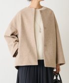 【ビアズリー/BEARDSLEY】の《11/20(木)12 00新色 開始》後ろぷっくりウールショートコート ベージュ|ID: prp329100004733403 ipo3291000000034631731