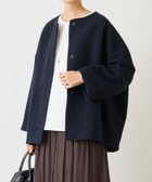 【ビアズリー/BEARDSLEY】の《11/20(木)12 00新色 開始》後ろぷっくりウールショートコート ネイビー|ID: prp329100004733403 ipo3291000000034631732