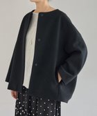 【ビアズリー/BEARDSLEY】の《11/20(木)12 00新色 開始》後ろぷっくりウールショートコート ブラック|ID: prp329100004733403 ipo3291000000034631735