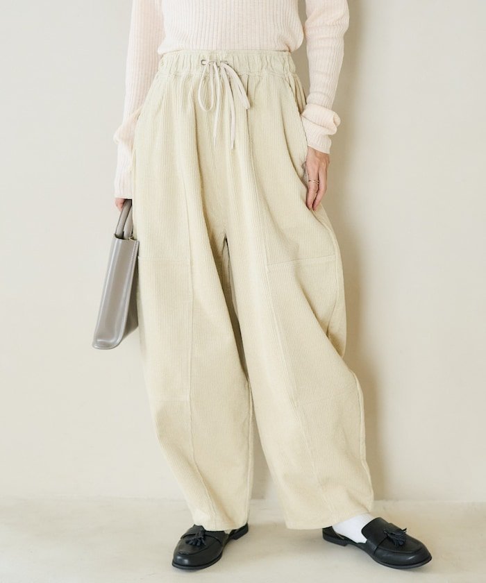 【フリークスストア/FREAK'S STORE】の新色追加 コーデュロイバルーンパンツ/カーブパンツ 25AW 人気、トレンドファッション・服の通販 founy(ファニー) ファッション Fashion レディースファッション Fashion for Women パンツ Pants & Trousers 2025年 2025 2025-2026秋冬・A/W Autumn/Winter 2025–26 AW25–26 冬 Winter / This Winter おすすめ Recommended / Our Picks コーデュロイ Corduroy, Cord Fabric トレンド Trend, Trending Now 切替 Switching, Contrast Panel A/W・秋冬 Autumn/Winter other-1|ID: prp329100004733405 ipo3291000000034687479