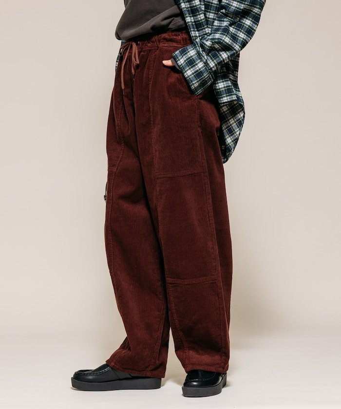 【フリークスストア/FREAK'S STORE】の新色追加 コーデュロイバルーンパンツ/カーブパンツ 25AW インテリア・キッズ・メンズ・レディースファッション・服の通販 founy(ファニー) ファッション Fashion レディースファッション Fashion for Women パンツ Pants & Trousers 2025年 2025 2025-2026秋冬・A/W Autumn/Winter 2025–26 AW25–26 冬 Winter / This Winter おすすめ Recommended / Our Picks コーデュロイ Corduroy, Cord Fabric トレンド Trend, Trending Now 切替 Switching, Contrast Panel A/W・秋冬 Autumn/Winter ブラウン|ID: prp329100004733405 ipo3291000000034687483