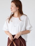 【テチチ/Te chichi】のプレーティング袖タックTシャツ オフホワイト|ID: prp329100004733410 ipo3291000000034291336