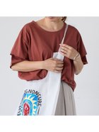 【テチチ/Te chichi】のプレーティング袖タックTシャツ ブラウン|ID: prp329100004733410 ipo3291000000034291340