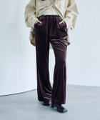 【レプシィム ローリーズファーム/LEPSIM LOWRYS FARM】のイージーベロアパンツ ブラウン55|ID: prp329100004733443 ipo3291000000035150566