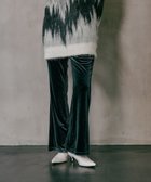 【レプシィム ローリーズファーム/LEPSIM LOWRYS FARM】のイージーベロアパンツ ダークブルーグリーン78|ID: prp329100004733443 ipo3291000000035150572