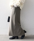 【シップス フォー ウィメン/SHIPS】のSHIPS any 洗濯機可能 ウォーム ストレッチ Iライン ベイカー スカート チャコールグレー|ID: prp329100004733502 ipo3291000000034784067