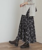【アーバンリサーチ ドアーズ/URBAN RESEARCH DOORS】のベロアフラワープリントスカート 人気、トレンドファッション・服の通販 founy(ファニー) ファッション Fashion レディースファッション Fashion for Women スカート Skirts 2025年 2025 2025-2026秋冬・A/W Autumn/Winter 2025–26 AW25–26 冬 Winter / This Winter シンプル Simple, Minimal トレンド Trend, Trending Now フレア Flare, Flared プリント Print, Printed Pattern ベロア Velour, Soft Velvet ルーズ Loose, Oversized エレガント 上品 Elegant A/W・秋冬 Autumn/Winter thumbnail BLACK|ID: prp329100004733521 ipo3291000000034577470