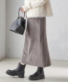 【シップス フォー ウィメン/SHIPS】の〈洗濯機可能〉コーデュロイ セミフレア スカート 24AW グレー|ID: prp329100004733522 ipo3291000000034643139