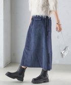 【シップス フォー ウィメン/SHIPS】の〈洗濯機可能〉コーデュロイ セミフレア スカート 24AW ネイビー|ID: prp329100004733522 ipo3291000000034643140