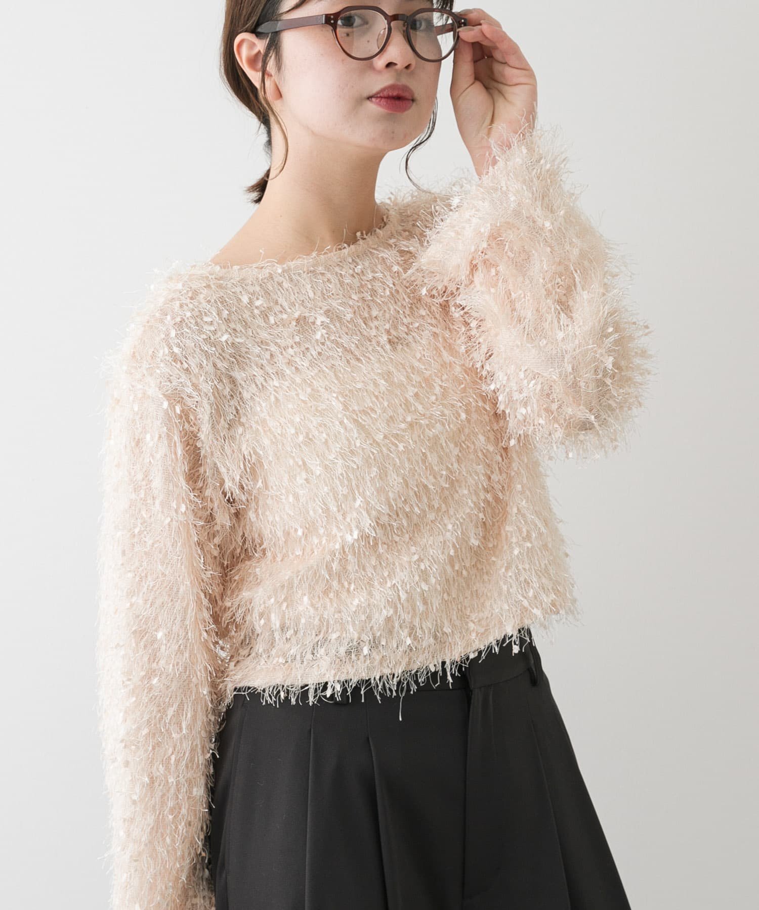 【センスオブプレイス/SENSE OF PLACE by URBAN RESEARCH】の『洗濯可』フリンジテープトップ インテリア・キッズ・メンズ・レディースファッション・服の通販 founy(ファニー) ファッション Fashion レディースファッション Fashion for Women 2025年 2025 2025春夏・S/S Spring/Summer 2025 SS25 おすすめ Recommended / Our Picks インナー Innerwear シンプル Simple, Minimal トレンド Trend, Trending Now フォルム Silhouette, Form フリンジ Fringe, Tassel 夏 Summer S/S・春夏 SS, Spring/Summer, Warm Season 長袖 Long Sleeve, Full Sleeve ORANGE|ID: prp329100004733534 ipo3291000000034472432