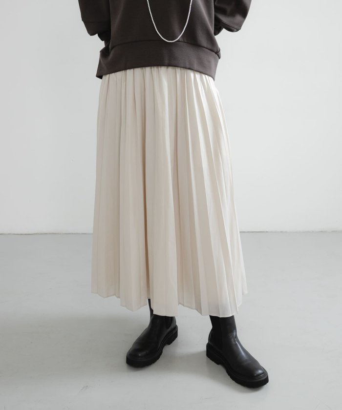 【アーバンリサーチ/URBAN RESEARCH】のチンツプリーツスカート インテリア・キッズ・メンズ・レディースファッション・服の通販 founy(ファニー) https://founy.com/ ファッション Fashion レディースファッション Fashion for Women スカート Skirts プリーツスカート / 上品フェミニンスタイル Pleated Skirts 2025年 2025 2025-2026秋冬・A/W Autumn/Winter 2025–26 AW25–26 冬 Winter / This Winter ショート Short, Short Length ソックス Socks, Hosiery プリーツ Pleats, Pleated ポケット Pocket, Pocket Detail エレガント 上品 Elegant A/W・秋冬 Autumn/Winter |ID: prp329100004733539 ipo3291000000035143102