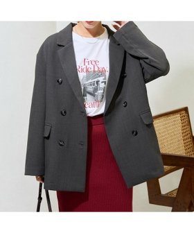【フリークスストア/FREAK'S STORE】のダブル テーラード ジャケット【限定展開】 25AW 人気、トレンドファッション・服の通販 founy(ファニー) ファッション Fashion レディースファッション Fashion for Women アウター Coat / Outerwear Collection レディースジャケット・軽アウター Jackets テーラードジャケット / 通勤・きれいめスタイル Tailored Jackets & Blazers 2025年 2025 2025-2026秋冬・A/W Autumn/Winter 2025–26 AW25–26 冬 Winter / This Winter おすすめ Recommended / Our Picks カットソー Cut and Sewn Top シンプル Simple, Minimal ジャケット Jacket, Outerwear ダブル Double, Double-Breasted テーラード Tailored, Tailored Fit バランス Balance, Style Balance フェミニン Feminine, Girly リラックス Relax, Relaxed Fit ワイド Wide, Wide Fit エレガント 上品 Elegant A/W・秋冬 Autumn/Winter |ID:prp329100004733554