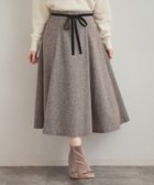 【クチュール ブローチ/Couture Brooch】の【通勤・大人上品】ラメツイード フレアスカート 人気、トレンドファッション・服の通販 founy(ファニー) ファッション Fashion レディースファッション Fashion for Women スカート Skirts Aライン・フレアスカート A-Line & Flared Skirts 2025年 2025 2025-2026秋冬・A/W Autumn/Winter 2025–26 AW25–26 おすすめ Recommended / Our Picks スマート Smart, Elegant ツイード Twill, Twill Weave フレア Flare, Flared ベロア Velour, Soft Velvet ポケット Pocket, Pocket Detail リボン Ribbon, Bow エレガント 上品 Elegant ビジネス 仕事 通勤 Business / Work / Commuting thumbnail ブラウン|ID: prp329100004733555 ipo3291000000034193654
