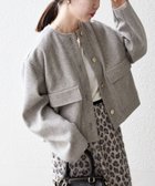 【シップス フォー ウィメン/SHIPS】のSHIPS any エア ニードル ポケット コンパクト ノーカラー ジャケット 人気、トレンドファッション・服の通販 founy(ファニー) ファッション Fashion レディースファッション Fashion for Women アウター Coat / Outerwear Collection レディースジャケット・軽アウター Jackets ノーカラージャケット / シンプル上品コーデ Collarless Jackets コンパクト Compact, Small Size 今季 This Season, Current Season ショート Short, Short Length ジャケット Jacket, Outerwear セットアップ Set-Up, Coordinated Outfit ダウン Down, Puffer パープル Purple, Violet フラップ Flap, Flap Pocket フロント Front, Front Design ポケット Pocket, Pocket Detail 冬 Winter / This Winter おすすめ Recommended / Our Picks エレガント 上品 Elegant ビジネス 仕事 通勤 Business / Work / Commuting 2025年 2025 2025-2026秋冬・A/W Autumn/Winter 2025–26 AW25–26 thumbnail ライトグレー|ID: prp329100004733572 ipo3291000000034734321