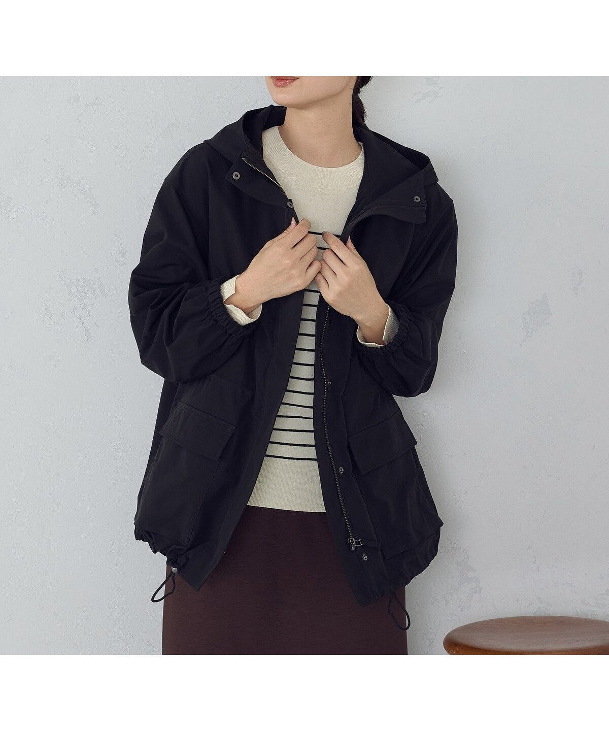 【コムサイズム/COMME CA ISM】の3WAY マウンテンパーカ インテリア・キッズ・メンズ・レディースファッション・服の通販 founy(ファニー) 　ファッション　Fashion　レディースファッション　Fashion for Women　トップス・カットソー　Cut & Sew Tops　レディースパーカー・カジュアルフーディー　Casual Hoodies & Sweatshirts　インナー　Innerwear　秋　Autumn　グログラン　Grosgrain, Grosgrain Ribbon　今季　This Season, Current Season　ドローコード　Drawcord, Drawstring Cord　フィット　Fit, Slim Fit　ライナー　Liner, Inner Layer　冬　Winter / This Winter　ブラック|ID: prp329100004733578 ipo3291000000034235169