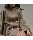 【グローバルワーク/GLOBAL WORK】の軽やかストレッチ襟2WAYコート/499666 ブラウンミニヘリンボーン57|ID:prp329100004733581