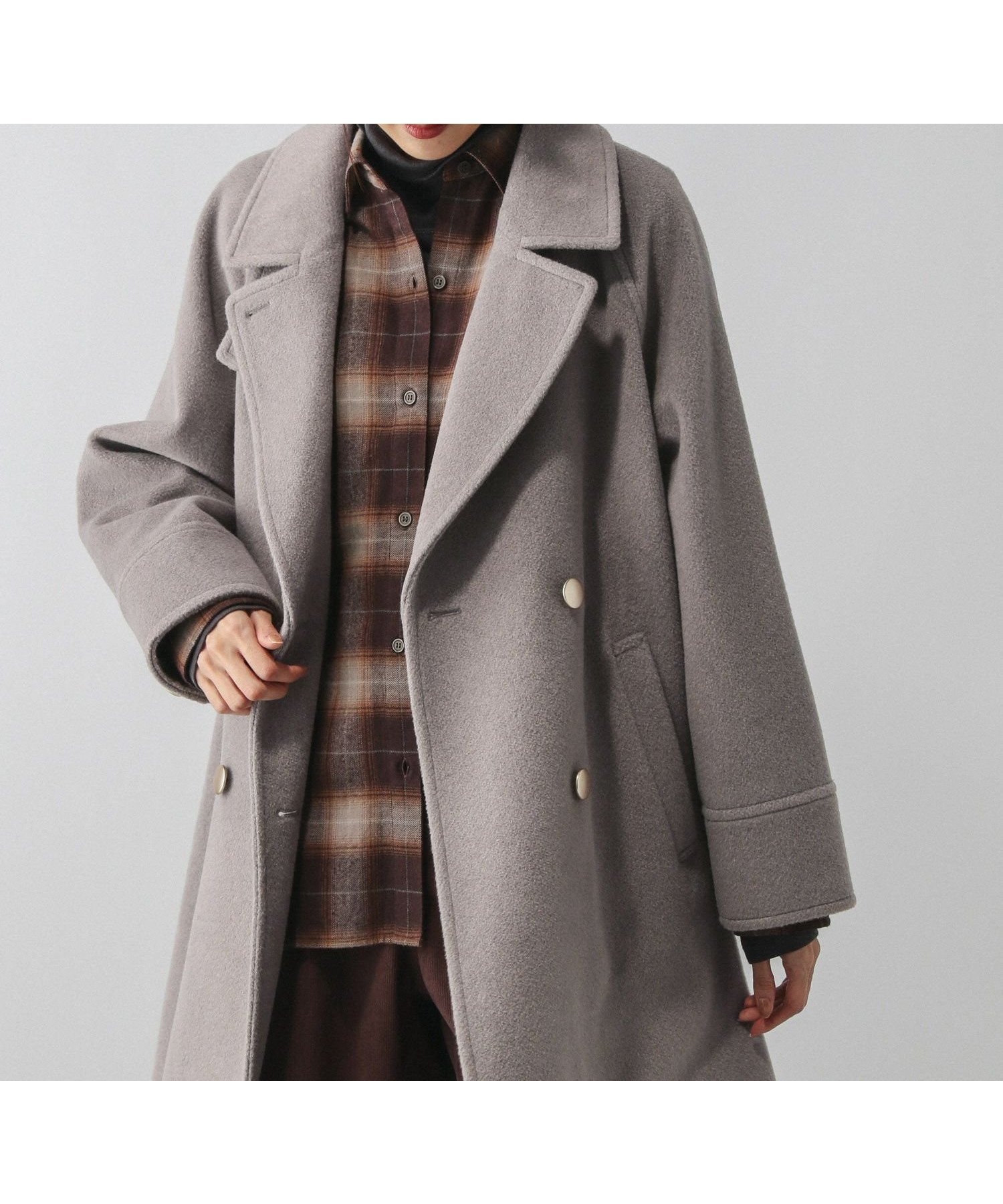 【グローバルワーク/GLOBAL WORK】の軽やかストレッチ襟2WAYコート/499666 インテリア・キッズ・メンズ・レディースファッション・服の通販 founy(ファニー) ファッション Fashion レディースファッション Fashion for Women アウター Coat / Outerwear Collection コート・ロングコート・ピーコート Long Coats, Peacoats & More 軽量 Lightweight, Ultra Light ショート Short, Short Length スタンド Stand Collar, Upright Stand ストレッチ Stretch, Stretchy Fabric デニム Denim, Jeans Material トレンド Trend, Trending Now 人気 Popular, Best Seller バランス Balance, Style Balance プリーツ Pleats, Pleated 防寒 Cold Protection, Winter-Ready マフラー Scarf, Muffler ミドル Middle Length, Mid Height ロング Long, Long-Length おすすめ Recommended / Our Picks エレガント 上品 Elegant グレージュ11|ID: prp329100004733581 ipo3291000000034437536