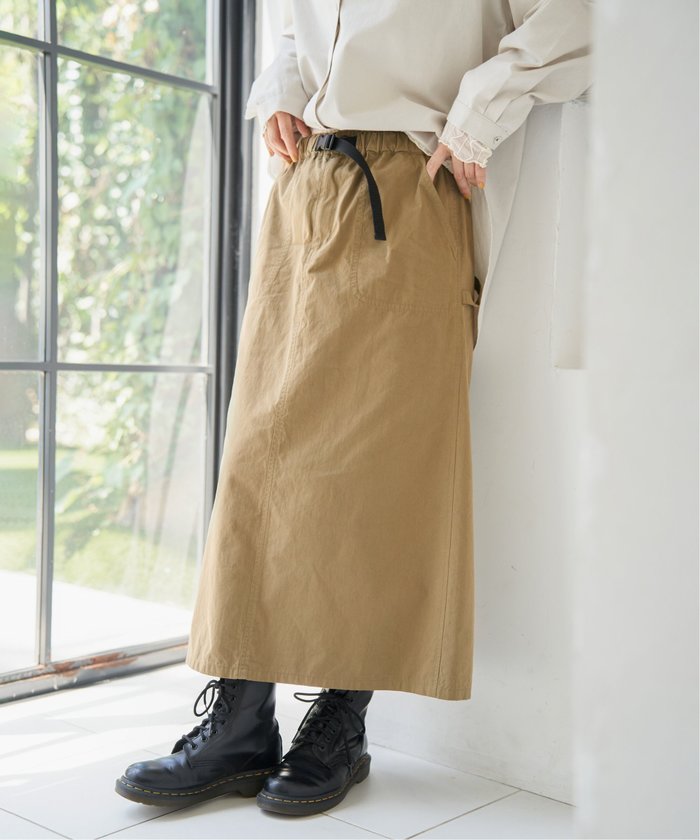 【エルビーシー/LBC】のコットンツイルワークベルトスカート インテリア・キッズ・メンズ・レディースファッション・服の通販 founy(ファニー) https://founy.com/ ファッション Fashion レディースファッション Fashion for Women スカート Skirts ベルト&ウエストマーク Belts & Waist Accessories スウェット / スエット Sweatshirt, Sweatwear フィット Fit, Slim Fit ワーク Workwear, Utility Style 台形 A-Line, Trapezoid Shape |ID: prp329100004733582 ipo3291000000034466582