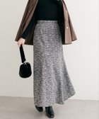 【ナチュラルクチュール/natural couture】の【WEB限定】イレヘムツイードチェックスカート ブラック|ID: prp329100004733619 ipo3291000000034578095