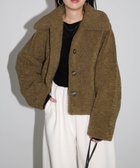 【アンドミー/andme】のショート丈 テディベア ボア コート キャメル|ID: prp329100004733661 ipo3291000000034497285